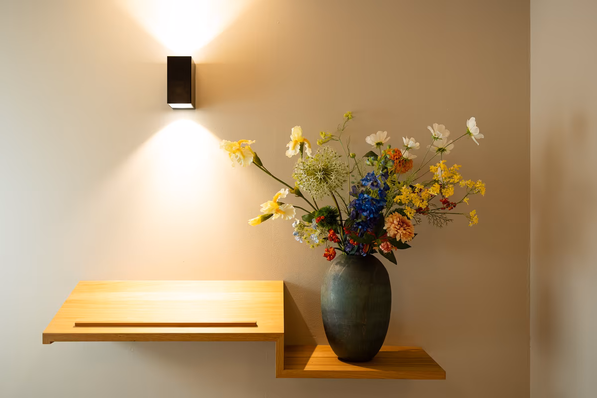 Bloemstuk in uitvaartcentrum De Oude Hage in Den Haag